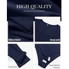 image:imageANRABESS Bodysuits for Women Long Sleeve Thermal Shirts Fleece TopsNavy Blue