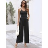 image:imageANRABESS Jumpsuits for Women Dressy Summer Casual Wide Leg One Piece RomperBlack