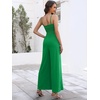 image:imageANRABESS Jumpsuits for Women Dressy Summer Casual Wide Leg One Piece RomperGrass Green