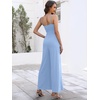 image:imageANRABESS Jumpsuits for Women Dressy Summer Casual Wide Leg One Piece RomperLight Blue