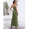 image:imageANRABESS Jumpsuits for Women Dressy Summer Casual Wide Leg One Piece RomperOlive Green