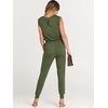 image:imageANRABESS Jumpsuits for Women Summer Casual Sleeveless RompersArmy Green