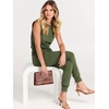 image:imageANRABESS Jumpsuits for Women Summer Casual Sleeveless RompersArmy Green