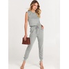 image:imageANRABESS Jumpsuits for Women Summer Casual Sleeveless RompersGray