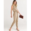 image:imageANRABESS Jumpsuits for Women Summer Casual Sleeveless RompersKhaki