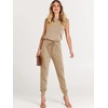 image:imageANRABESS Jumpsuits for Women Summer Casual Sleeveless RompersKhaki