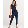 image:imageANRABESS Jumpsuits for Women Summer Casual Sleeveless RompersNavy Blue
