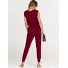 image:imageANRABESS Jumpsuits for Women Summer Casual Sleeveless RompersWine Red