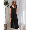 image:imageANRABESS Jumpsuits for Women Summer Casual Wide Leg Rompers OutfitsBlack