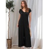 image:imageANRABESS Jumpsuits for Women Summer Casual Wide Leg Rompers OutfitsBlack