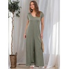 image:imageANRABESS Jumpsuits for Women Summer Casual Wide Leg Rompers OutfitsOlive