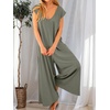 image:imageANRABESS Jumpsuits for Women Summer Casual Wide Leg Rompers OutfitsOlive
