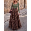 image:imageANRABESS Long Sleeve Shirts for Women Fall V Neck Slim Fit Tops Basic TeeArmy Green