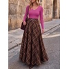 image:imageANRABESS Long Sleeve Shirts for Women Fall V Neck Slim Fit Tops Basic TeeHot Pink