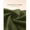 image:imageANRABESS Long Sleeve Shirts for Women Wool Blend Slim Fit TopsArmy Green