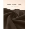 image:imageANRABESS Long Sleeve Shirts for Women Wool Blend Slim Fit TopsCoffee