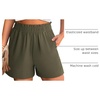 image:imageANRABESS Shorts for Women Summer Casual with PocketsArmy Green