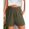 image:imageANRABESS Shorts for Women Summer Casual with PocketsArmy Green