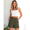 image:imageANRABESS Shorts for Women Summer Casual with PocketsArmy Green