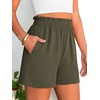 image:imageANRABESS Shorts for Women Summer Casual with PocketsArmy Green