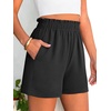 image:imageANRABESS Shorts for Women Summer Casual with PocketsBlack