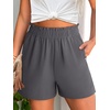 image:imageANRABESS Shorts for Women Summer Casual with PocketsDark Gray