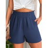 image:imageANRABESS Shorts for Women Summer Casual with PocketsDeep Blue