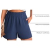 image:imageANRABESS Shorts for Women Summer Casual with PocketsDeep Blue