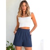 image:imageANRABESS Shorts for Women Summer Casual with PocketsDeep Blue
