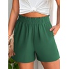 image:imageANRABESS Shorts for Women Summer Casual with PocketsForest Green