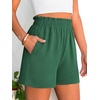image:imageANRABESS Shorts for Women Summer Casual with PocketsForest Green