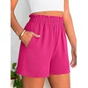 image:imageANRABESS Shorts for Women Summer Casual with PocketsHot Pink