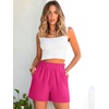 image:imageANRABESS Shorts for Women Summer Casual with PocketsHot Pink