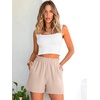 image:imageANRABESS Shorts for Women Summer Casual with PocketsKhaki