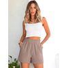 image:imageANRABESS Shorts for Women Summer Casual with PocketsLight Camel
