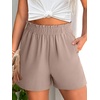 image:imageANRABESS Shorts for Women Summer Casual with PocketsLight Camel