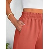image:imageANRABESS Shorts for Women Summer Casual with PocketsOrange Red