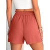 image:imageANRABESS Shorts for Women Summer Casual with PocketsOrange Red