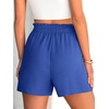 image:imageANRABESS Shorts for Women Summer Casual with PocketsRoyal Blue