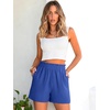 image:imageANRABESS Shorts for Women Summer Casual with PocketsRoyal Blue