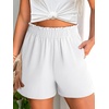image:imageANRABESS Shorts for Women Summer Casual with PocketsWhite