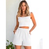 image:imageANRABESS Shorts for Women Summer Casual with PocketsWhite