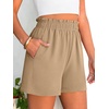 image:imageANRABESS Shorts for Women Summer Casual with PocketsYellow Khaki