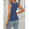 image:imageANRABESS Tank Tops for Womens Square Neck Ribbed Summer Sleeveless ShirtsGray Blue