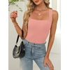 image:imageANRABESS Tank Tops for Womens Square Neck Ribbed Summer Sleeveless ShirtsPeach Pink