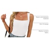 image:imageANRABESS Tank Tops for Womens Square Neck Ribbed Summer Sleeveless ShirtsWhite