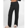 image:imageANRABESS Women 2 Piece Lounge Pajama Matching Sets Ribbed Knit Fall OutfitsBlack