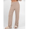 image:imageANRABESS Women 2 Piece Lounge Pajama Matching Sets Ribbed Knit Fall OutfitsTan