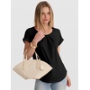 image:imageANRABESS Women Short Sleeve Pleated Scoop Neck Top Business Casual T ShirtsBlack