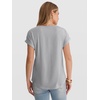 image:imageANRABESS Women Short Sleeve Pleated Scoop Neck Top Business Casual T ShirtsGrey